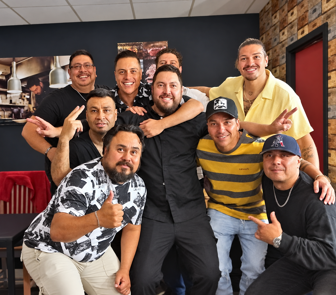 Franko con músicos